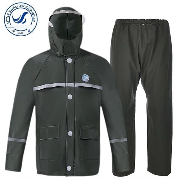 

wzues swallow raincoat and rainpants split suit waterproof express motorcycle electric vehicle outdoor riding labor insurance thickened elec, Red;brown