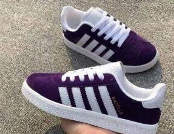

r001 2020 gazelle classic casual flat shoes suede sneakers outdoor lightweight men women zapatillas walking hiking shoes 36-44, Black