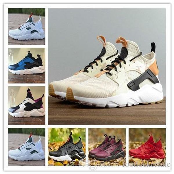 

huarache 4.0 iv classical triple white black red gold men women huarache shoes huaraches sports sneakers running shoes 36-46