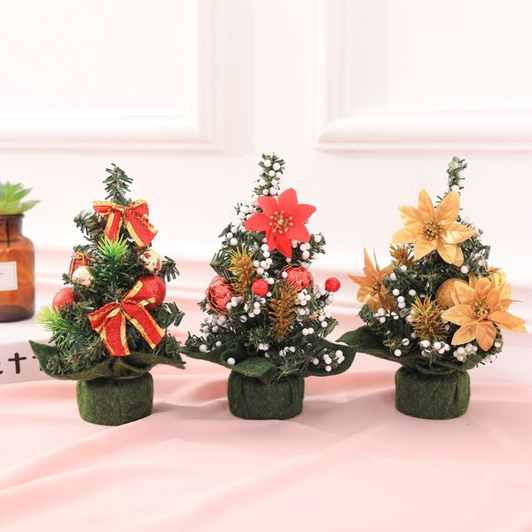 

new mini christmas tree small christmas tree deskdecoration decoration 20cm