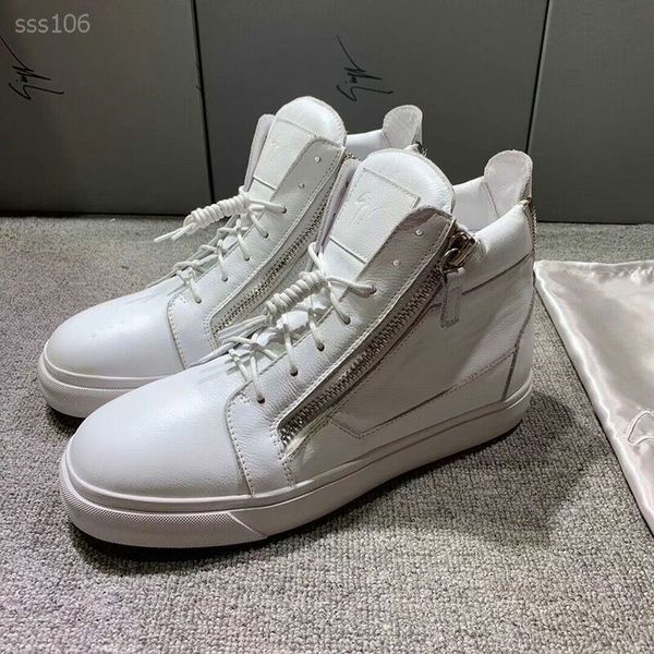 

2019 trend handsome thick bottom high-handsome sneakers winter british style leather lace-up motorcycle shoes factory direct sales, Black
