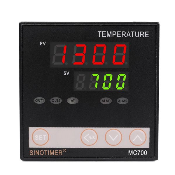 

sinotimer universal input pid temperature controller thermostat sensor k thermocouple regulator relay output heat cool alarm