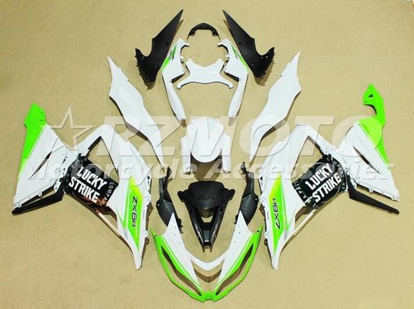 

new abs injection mold motorcycle fairings kit fit for kawasaki ninja zx-6r 599 zx6r 2013 2014 2015 2016 2017 fluorescent green