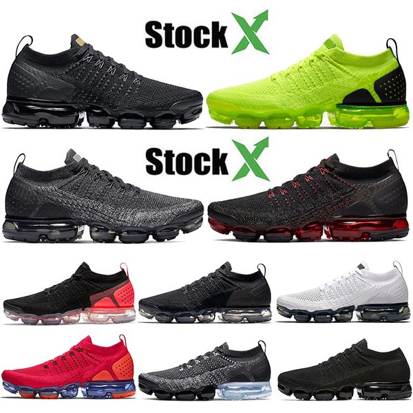 

fly 2.0 men designer stock x running shoes black metallic gold volt grey symbol knit men women chinese new year sport sneakers