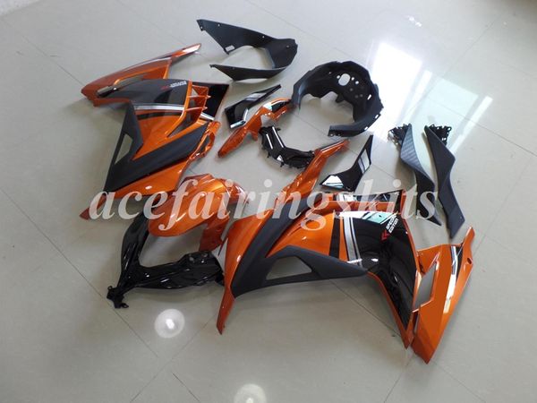 

injection mold new abs motorcycle full fairings set fit for kawasaki ninja 300 ex300 300r 2013 2014 2015 2016 2017 bodywork set orange