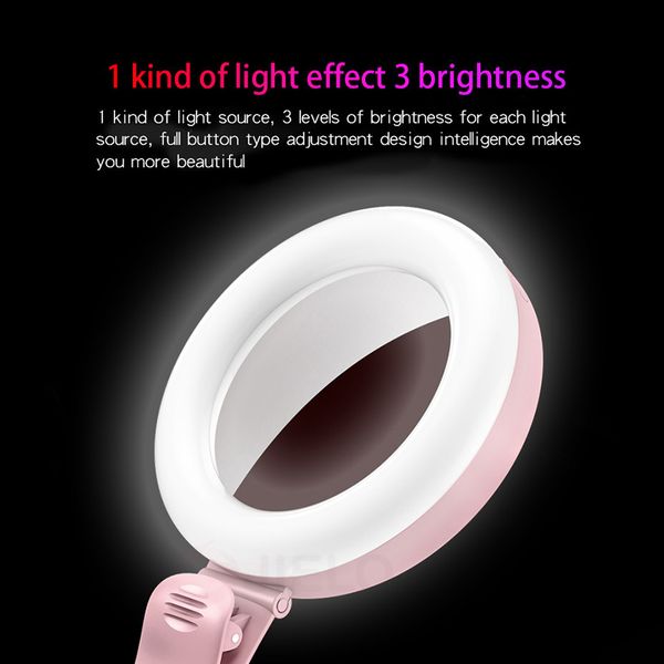 

portable flash led usb charge led selfie ring light portable phone lamp for iphone smartphone xiaomi beauty fill light pgraphy lamps