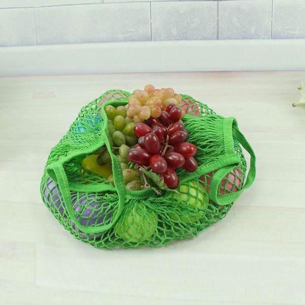 

mesh shopping bags fruit vegetables grocery bag fashion string shopper tote net woven cotton shoulder bag hand totes home storage bag