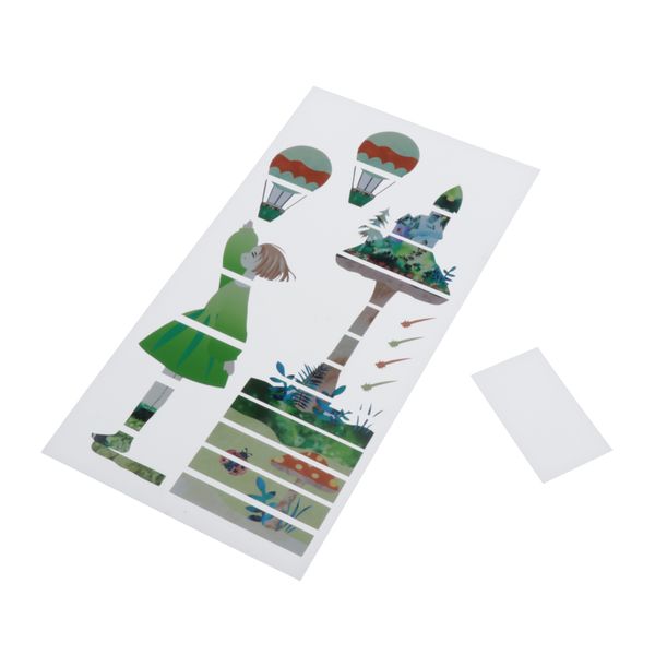 

1x guitar fret decal 3x4cm irregular shape musical instruments stickers