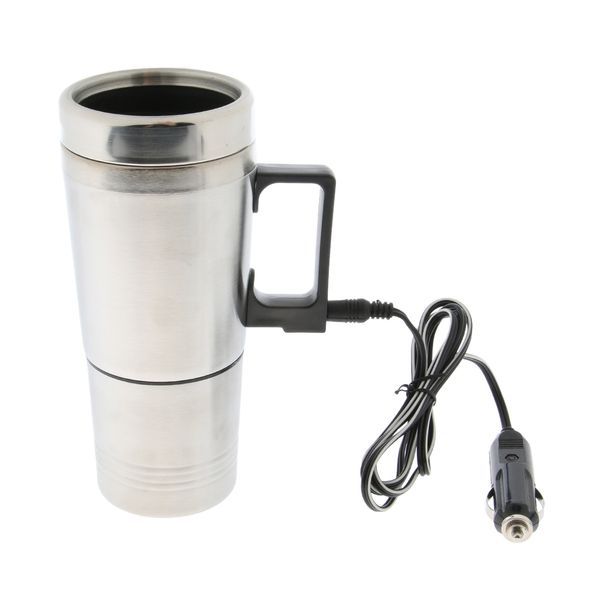 

12v 300ml in car stainless steel coffee maker pot heating cup