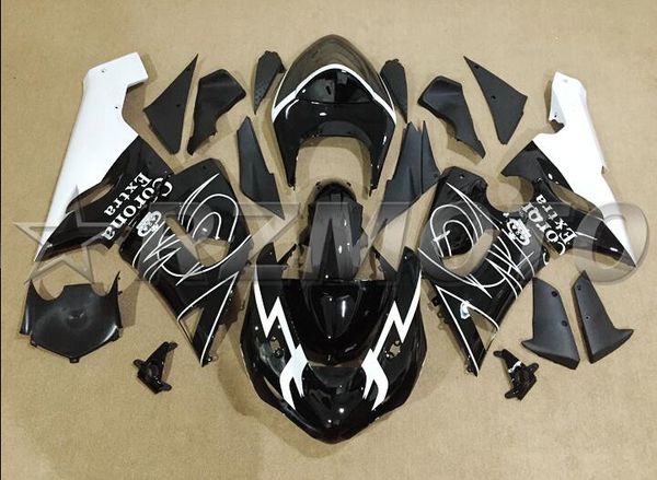 

new abs motorcycle bike fairings 100% fit for kawasaki ninja zx6r 636 2005 2006 zx-6r 05 06 fairing bodywork set custom black cool