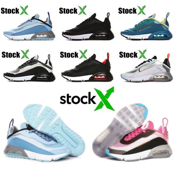 

2090 new b30 running shoes light blue mens women designer sports triple black pink bred green luxury trainers sports sneakers, White;red