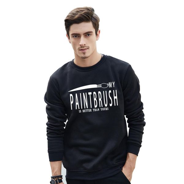 

simple letter print thicken loose casual winter couple hoodies pullover, Black