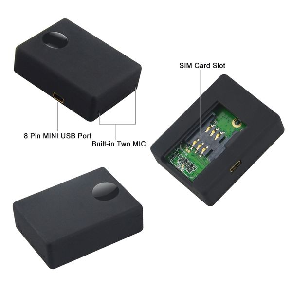 

mini gsm device n9 audio monitor listening surveillance 12 days standby time personal mini voice activation built in two mic gps
