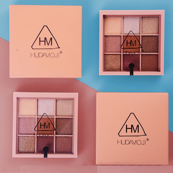 

fashion eyeshadow palette 9 colors eyeshadow palette glitter eye shadow makeup nude beauty make up set cosmetics tools