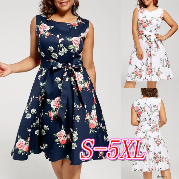 

womens designer summer large high waist printed lace up waistband dress sleeveless skirth, Black;gray