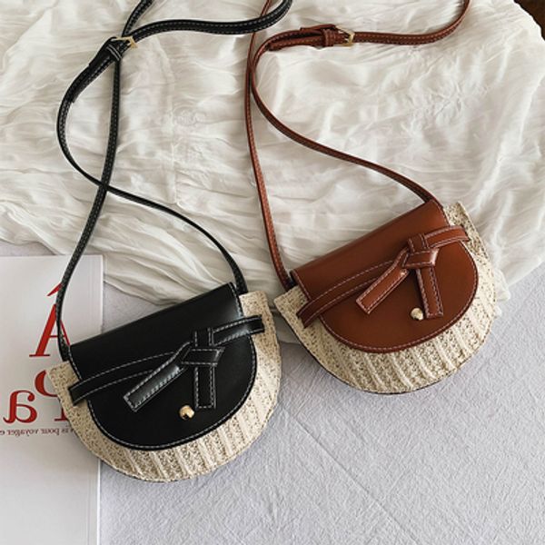 

new saddle crossbody bags for women messenger bags small straw shoulder women handbags bolsa feminina bolsos mujer