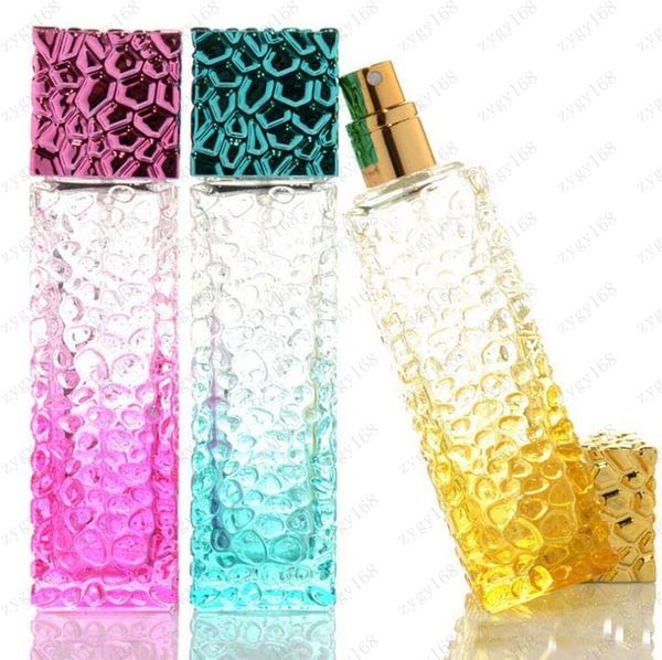 

50ml water cube colorful glass perfume bottle spray bottle points bottling bottles ing