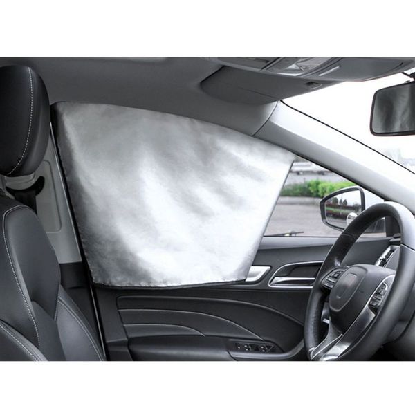 

2019 magnetism car window sunshade curtain foldable summer sun protection lightproof insulation mat