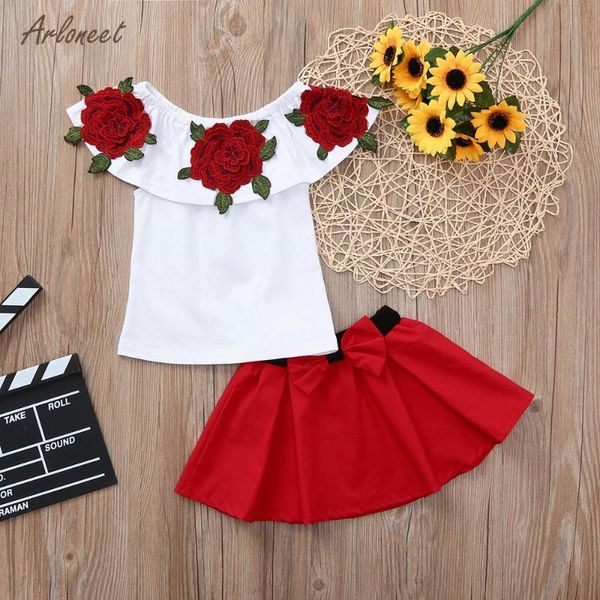 

2pcs baby set toddler girls clothing set skirt romper kids clothes headband outfits fashion baby girl clothes june 19th, White