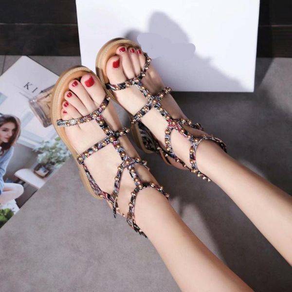 

sandals qa0046 qa0054 women's famous brands style fashionable, Black