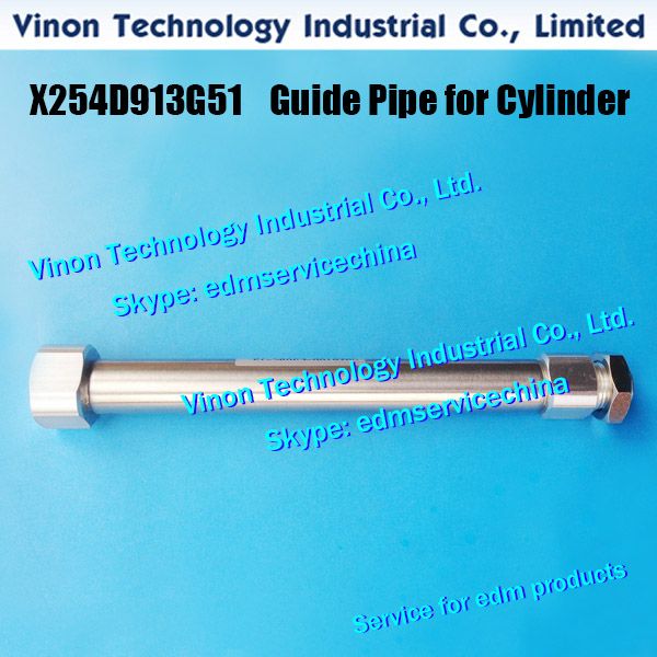 X254D913G51 Cilindro pneumatico max. 0.7mpa M143-1 (Made in Japan) per Mitsubishi HA, SA, SB, SZ, SX, CX, FX, QA machine X254-D913-G51 edm Guide Pipe Assy