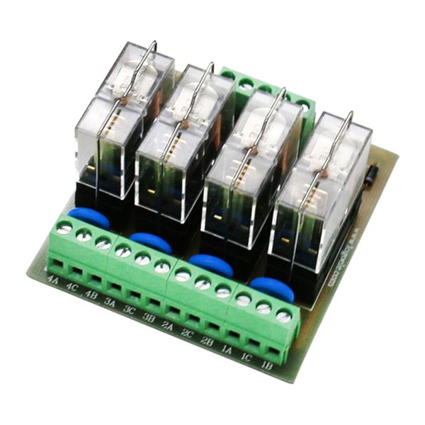 

professional dc12v 4-channel relay module with optocoupler isolation