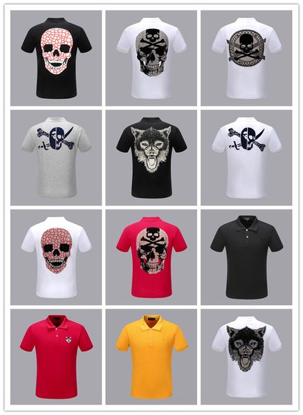 

new man polo shirt designer luxury polo casual man polo t shirt print embroidery fashion high street shirt, White;black