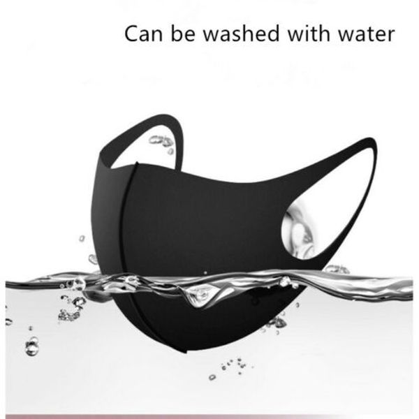 

маски anti-fog загрязнение открытый многоразовый моющийся рот маска для взрослых, Black