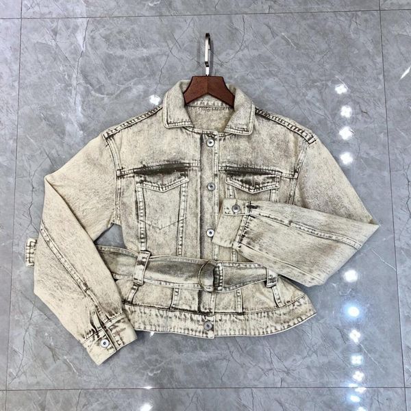 

casual denim jacket autumn new women fashion coat female vintage outerwear coat ddxgz2, Black;brown