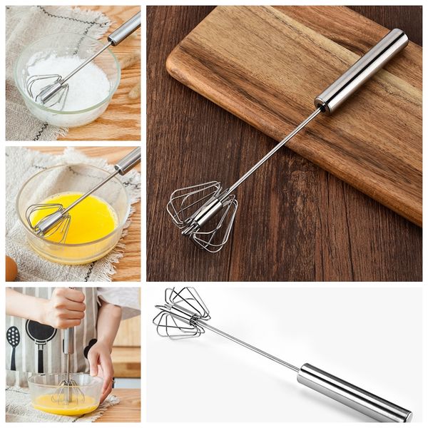 

kitchen egg tools stainless steel manual rotary egg beaters home blender semi-automatic egg stiring cream blender beater dh0564 t03