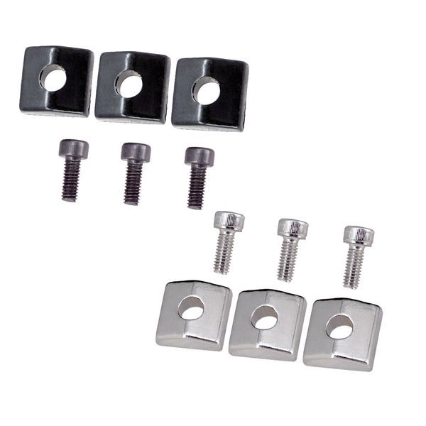 

6pcs metal electric guitar locking nut clamp&screws for tremolo bridge parts