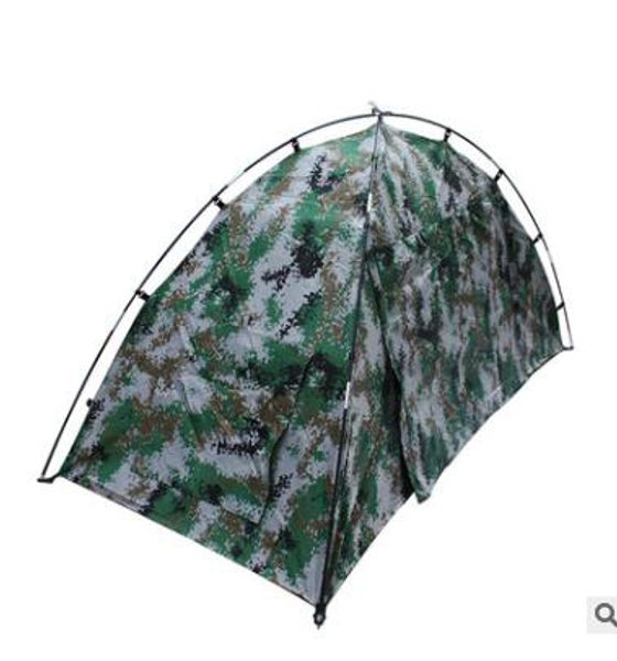 

digital camouflage 1 person field tent carbon fible pole waterproof picnic tent