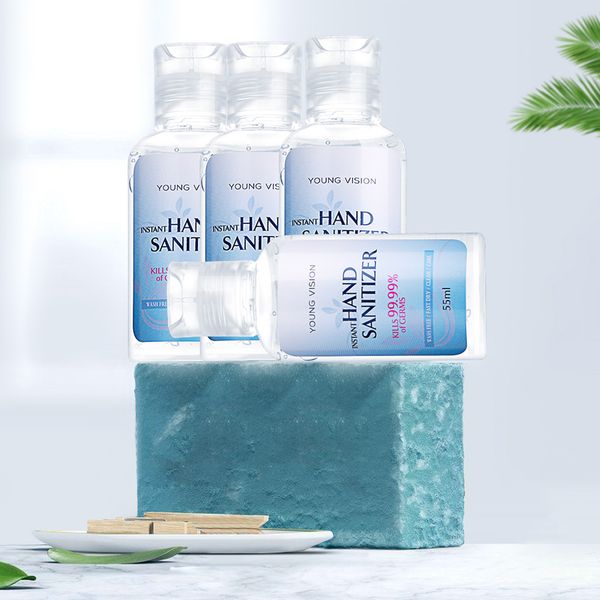 

55 мл портативный путешествия мини антисептический гель для рук антибактериальные hands-free дезинфекция воды дезинфицирующее средство для р