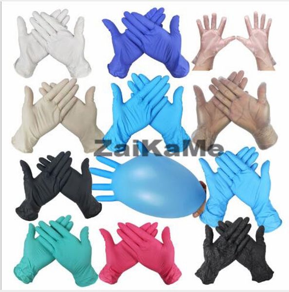 

100pcs/lot disposable latex gloves super thin gloves for home use 4 size health protection glove for children