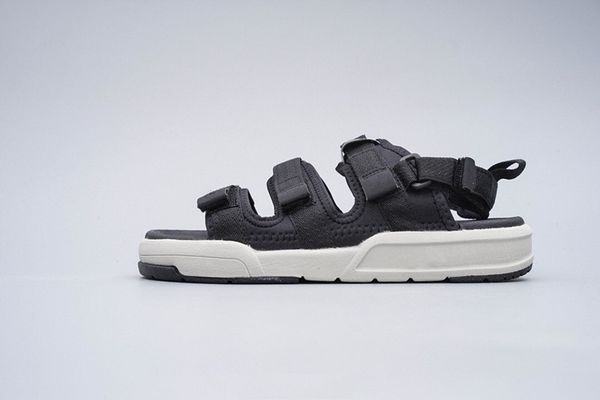 

new brand nb summer men's women's beach hook-and-loop single buckle shoes for couples of men and women fashionable casual shoes si, Black