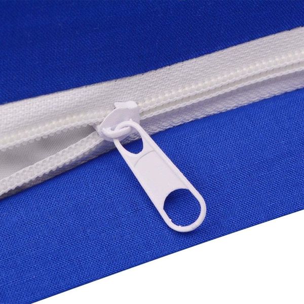 

in september sleeve cotton quilt 3-piece blue 200x220 / 80x80 cm other home textile