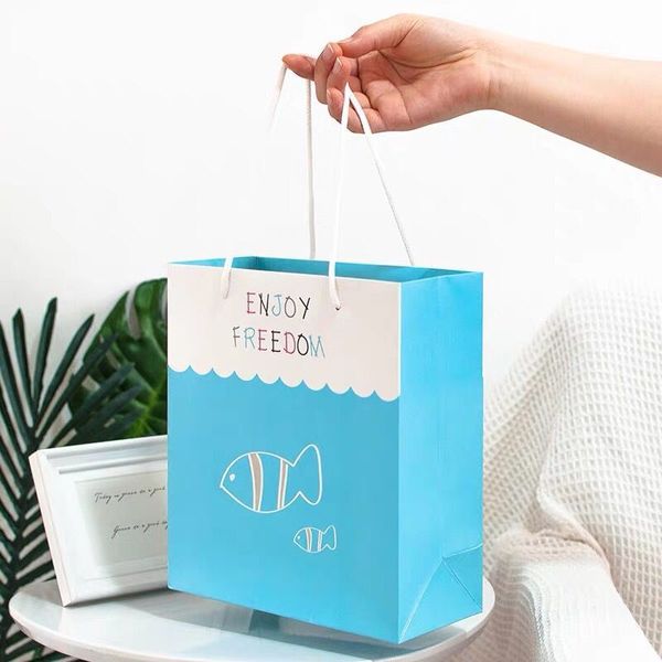 

wholesales 500pcs/lot custom reusable boutique gift paper shopping bags personalized biodegradable kraft paper bags