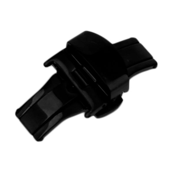 

18mm/20mm/22mm black color stainless steel watch buckle durable double folding butterfly deployment clasp watch accessories, Black;brown