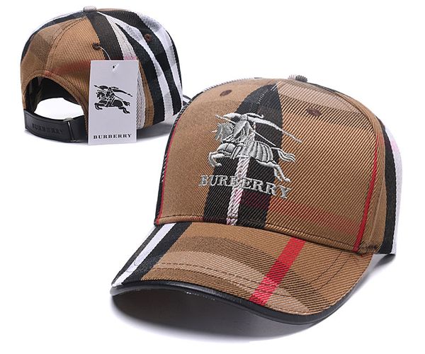

wholesale classic golf burberry curved visor hats luxury design men women bone snapback men sports gorra hat baseball adjustable caps, Blue;gray