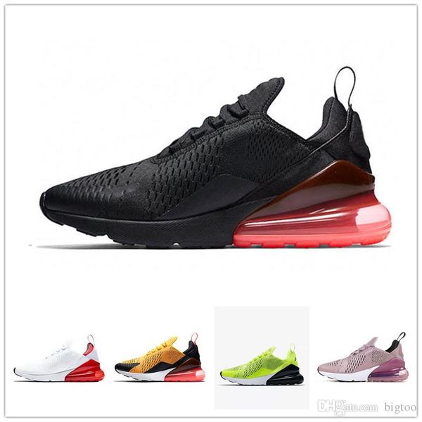 

270 running shoes for men women designer mens trainers triple black white university red tiger punch mens sports sneakers gltsx, White;red