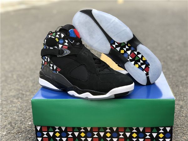 

luxury designe выпущенный 8 viii quai 54 мужская обувь для баскетбола 8s размер черный многоцветные спорт кроссовки с оригинальным box лучше