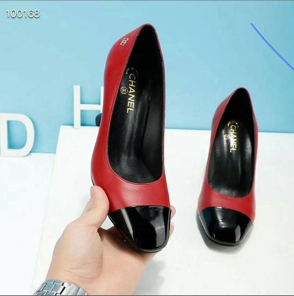 

brand new design classic female red soles high-heeled shoes with pointed toe dress shoes luxury light lipstick soles wedding shoes,8.5cm, Black