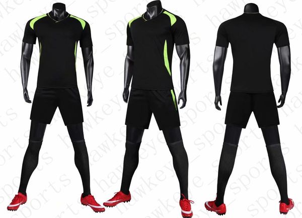 

new men's sports football uniform selling customized putuan training suit breathable 2019 short shirt 2456154908, Black;yellow