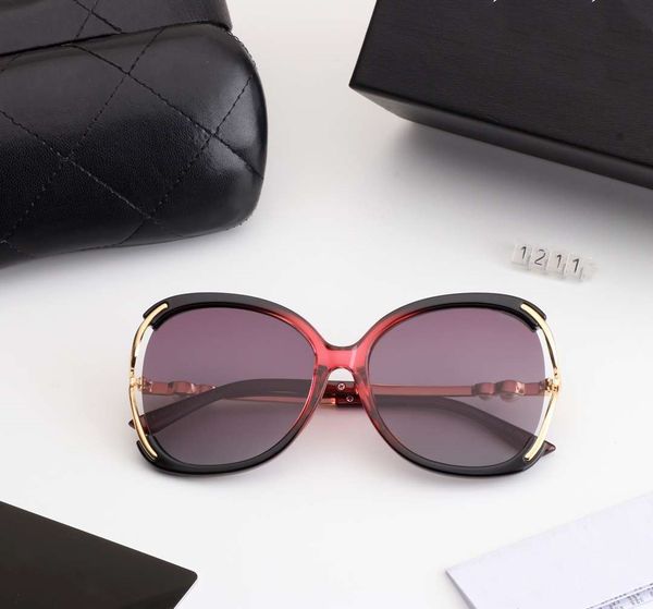 

pearl c womens luxury sunglasses summer sunglasses women adumbral goggle glasses uv400 1211 5 color highly quality with box, White;black