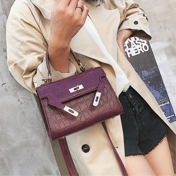 

bag female, fall 2020) new crocodile package europe messenger shoulder ms. hand bag