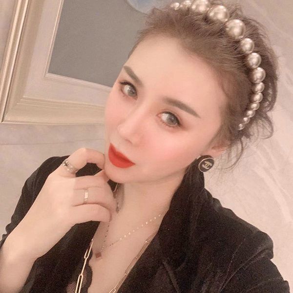 

simple pearl hair band alice band cerchietto aliceband hair cutting style with nice hairbands vachetta tan baby hair bands oboln, Black;brown