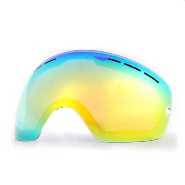 

original lens ski goggles lens anti-fog uv400 big spherical ski glasses snow goggles eyewear lenses replacement only 3100