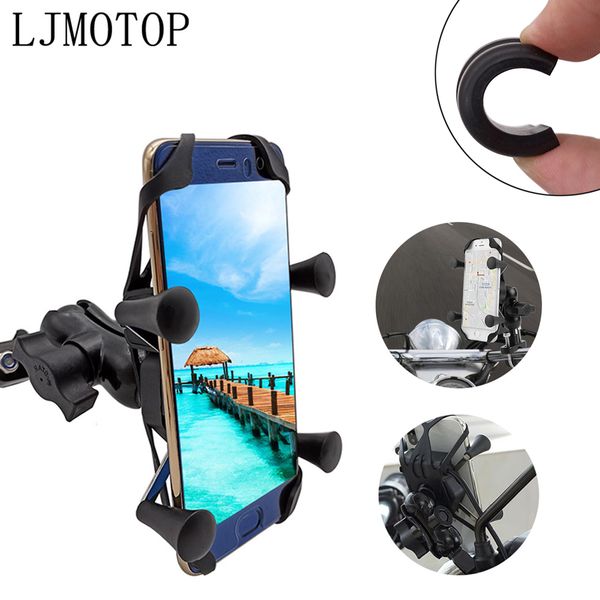 

universal motorcycle phone holder chargeable wired usb 360 rotation for hypermotard 1100 m400 m600 m620 m750 m900