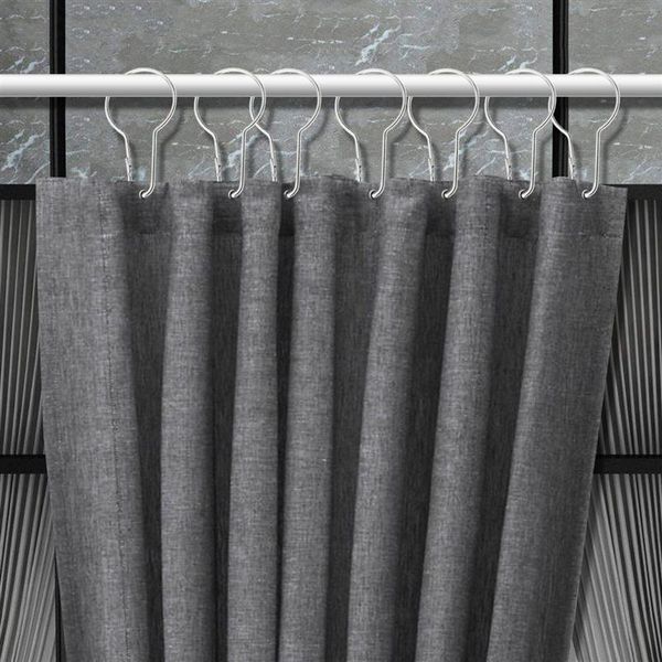 

12pcs shower curtain hooks glide roller rustproof stainless steel rings with clips polished chrome for bathroom rods curtains