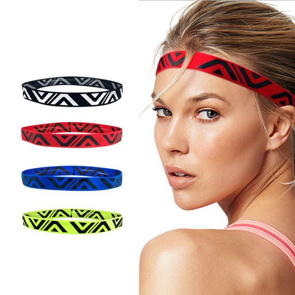 

headband men's sports sweat guide belt running hair band basketball forehead sweat absorption removal headband fitness, Yellow;black